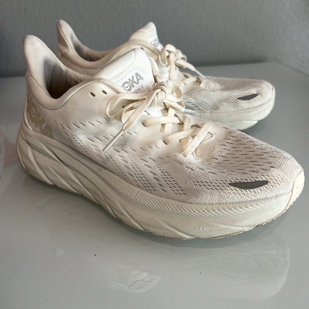 HOKA Clifton 8 White Womens 7